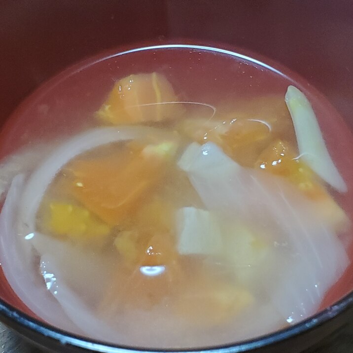 トマトと玉ねぎの中華スープ